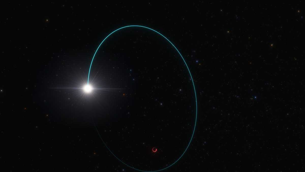 Массивная черная дыра была обнаружена менее чем в 2000 световых годах от Земли