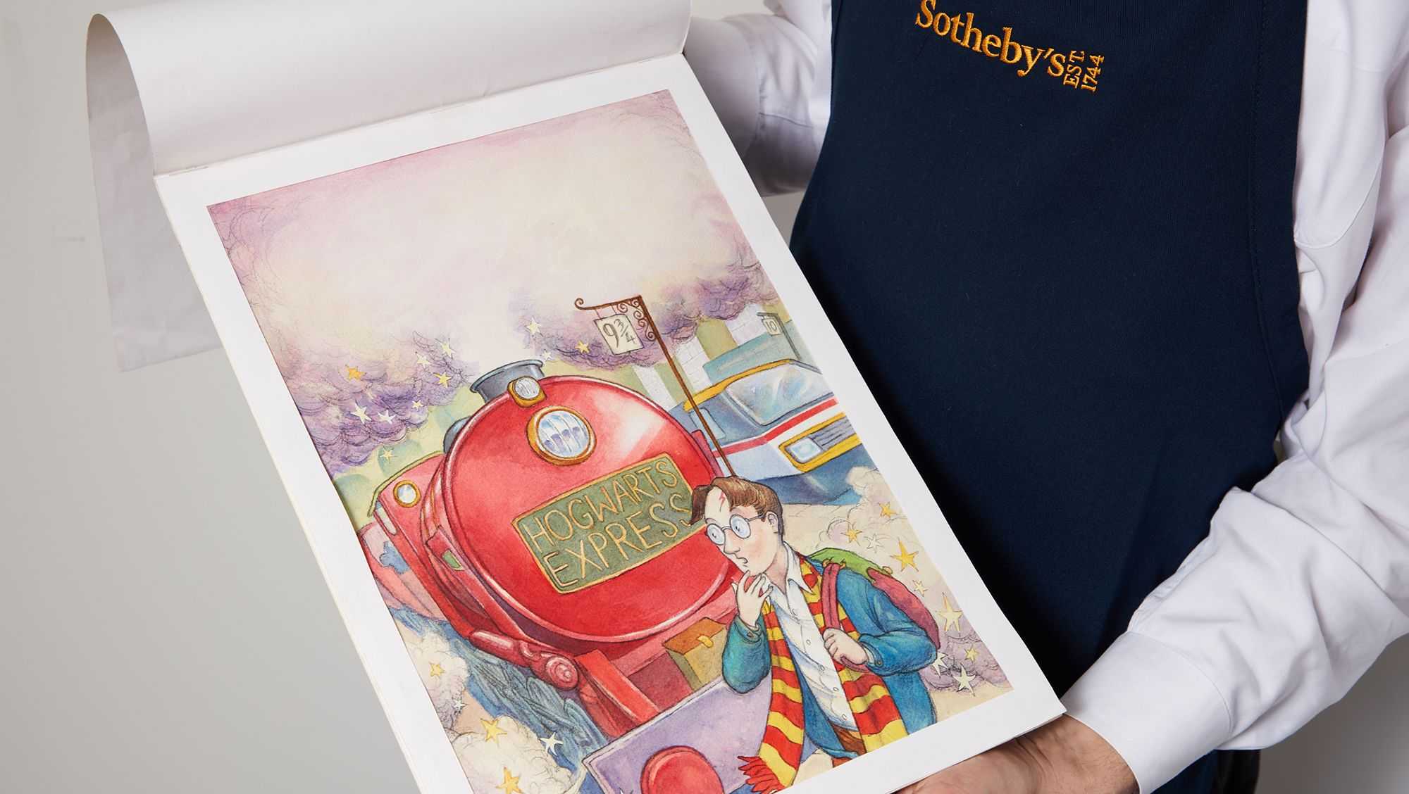 Original cover art for 'Harry Potter and the Philosopher's Stone' expected to set auction record - Vimarsana News