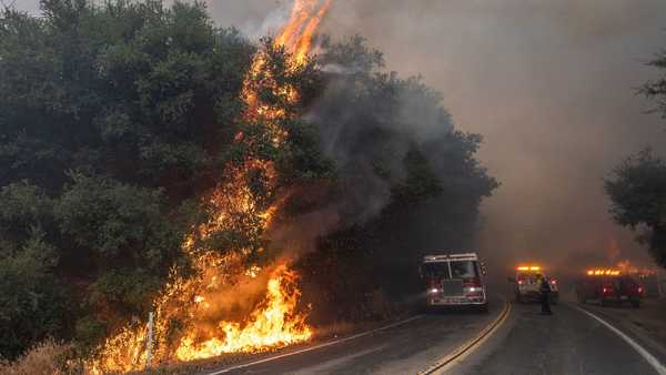 Residents were ordered to evacuate due to the danger caused by the Airport Fire in California.