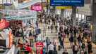 People travel through Austin-Bergstrom International Airport in Texas for Labor Day weekend 2023.