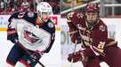 Hockey players Johhny Gaudreau, left, and his brother Matthew Gaudreau, were both killed the night before their youngest sister's wedding in a cycling accident.