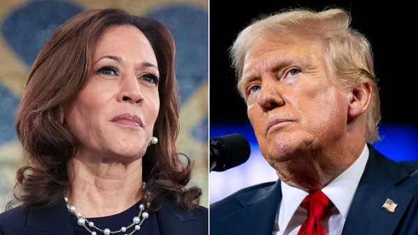 harris trump split