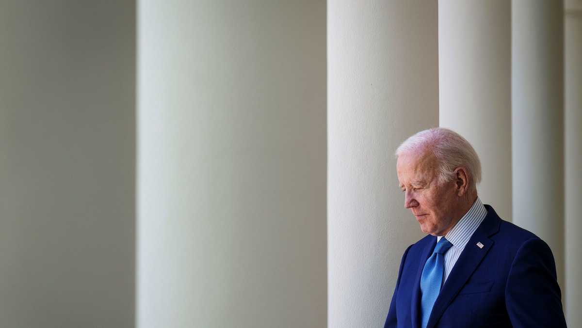 For Biden, a bittersweet moment as he casts a ballot he once wanted to be on