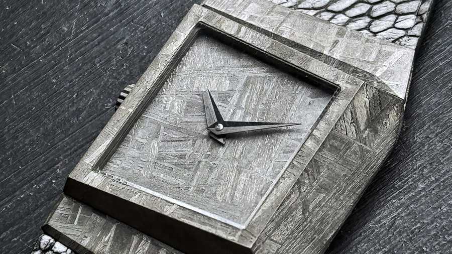 Watchmakers Toledano & Chan's Brutalist-inspired B/1M was sculpted from part of the Muonionalusta meteorite.