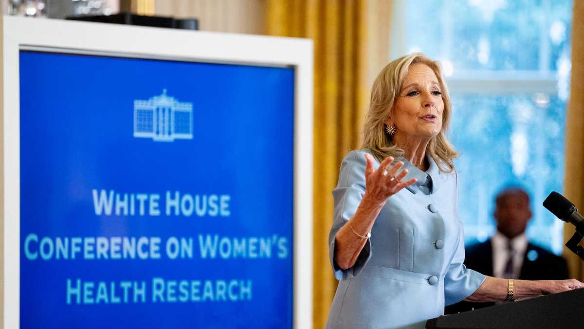 First lady Jill Biden shines a light on vast funding and research disparities on women's health