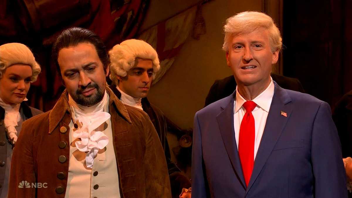 Lin-Manuel Miranda reprises role as Alexander Hamilton for 'SNL' cold open