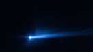 Two tails of dust ejected from the asteroid system were captured by the Hubble Space Telescope.