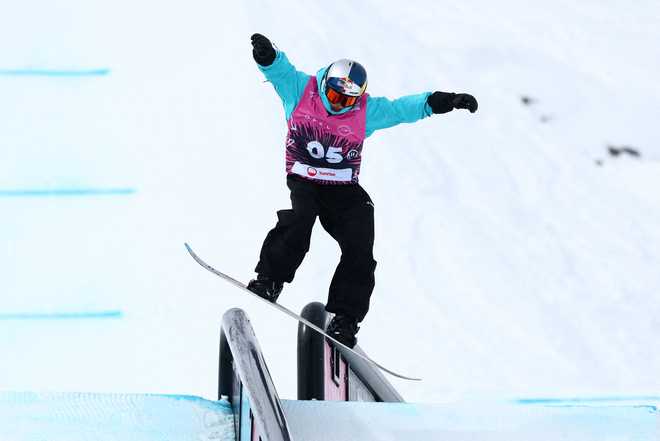 Su&#x20;competes&#x20;in&#x20;the&#x20;slopestyle&#x20;event&#x20;at&#x20;the&#x20;freestyle&#x20;world&#x20;championships&#x20;in&#x20;March.