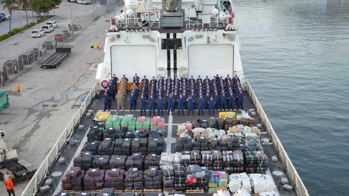 US Coast Guard seizes record 473M drug haul in historic operation