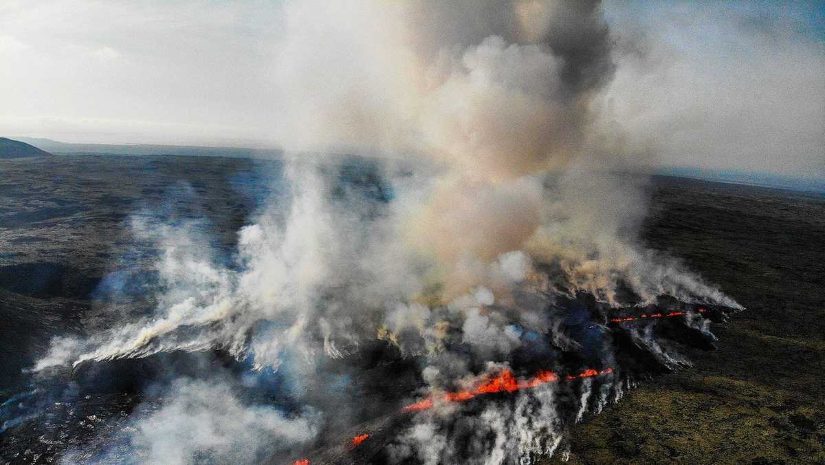 Iceland Volcano Erupts After Weeks Of Earthquakes