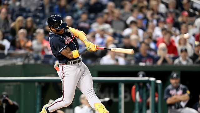 National League outfielder Ronald Acuna Jr., of the Atlanta Braves