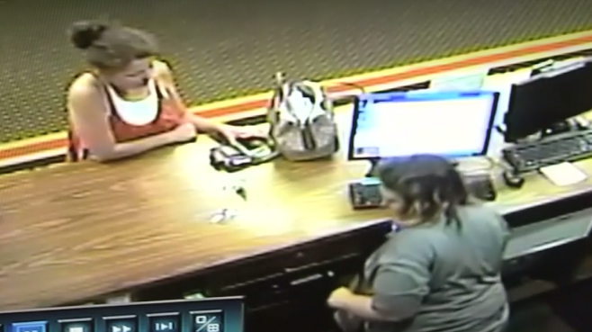 Caught on camera: Clerk helps rescue kidnapping victim