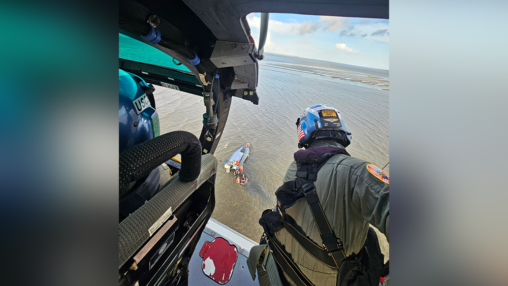 Video: Coast Guard responds to overturned boat along the South Carolina coast