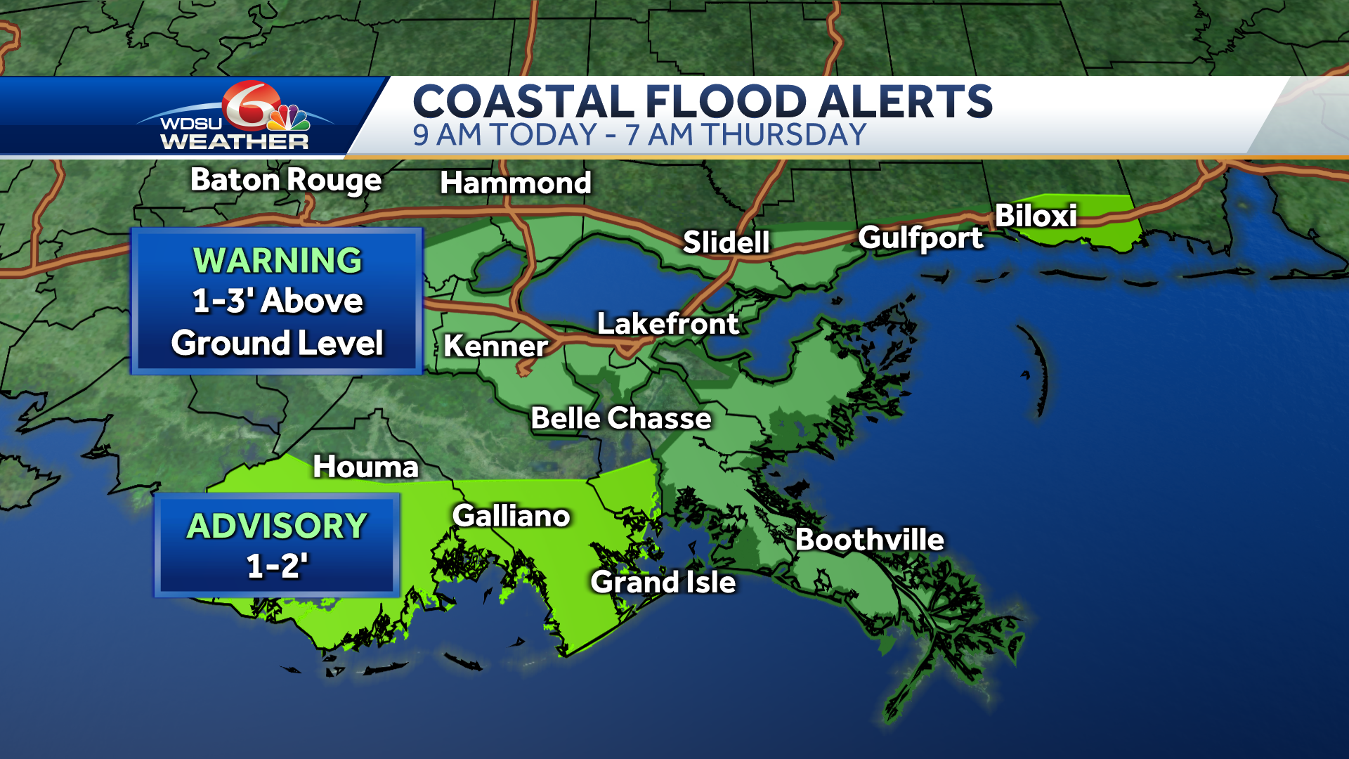 Coastal Flood Warning Through Thursday