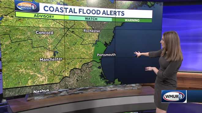 Coastal flood warning