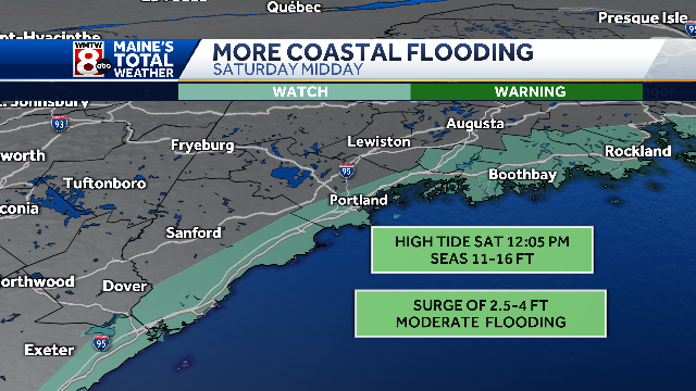 Deja vu in Maine with high winds and coastal flooding Saturday - Vimarsana News