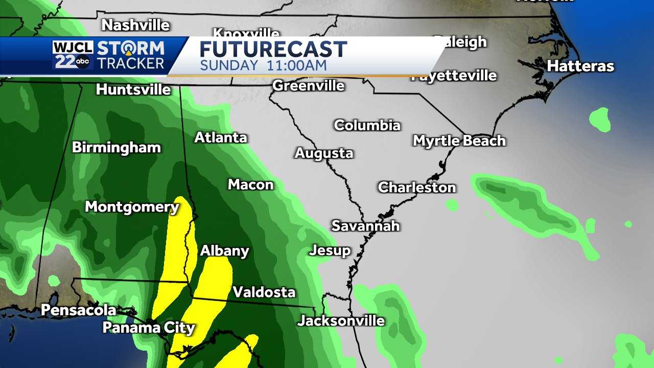 Savannah: Rain Chances And Gusty Winds Possible