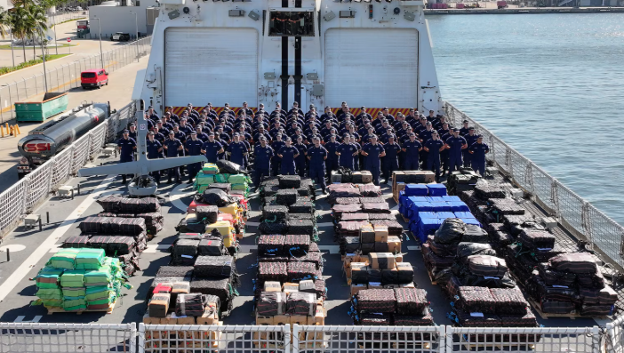 U.S. Coast Guard operation seizes 50,000 pounds of cocaine in FL
