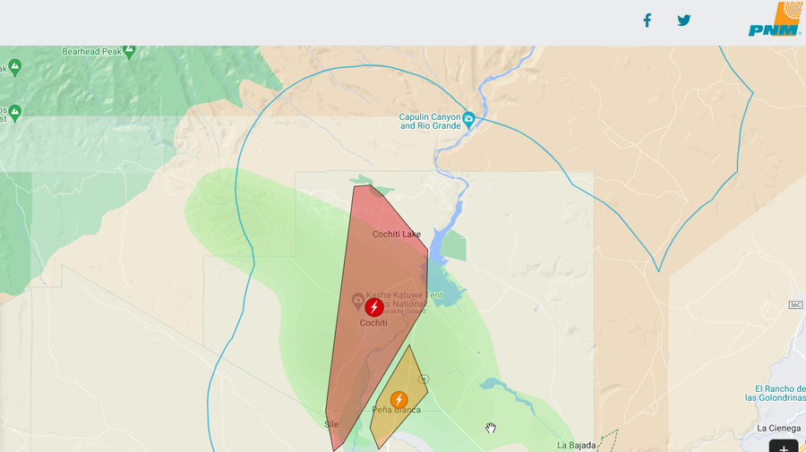 Power outage restored in Cochiti affecting hundreds of customers