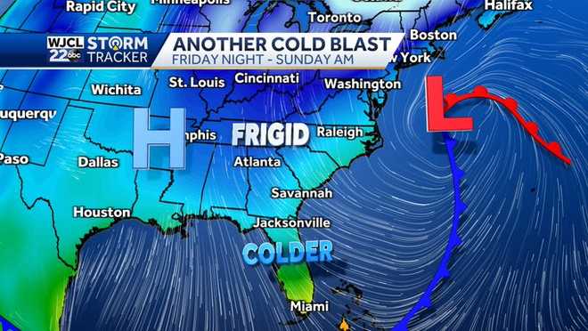 Savannah: Arctic cold to hit this weekend, temperatures tumble