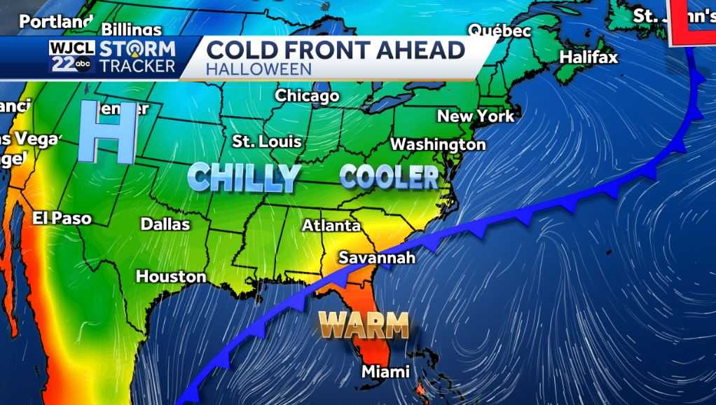 Warmer weather continues but a cold front is lurking