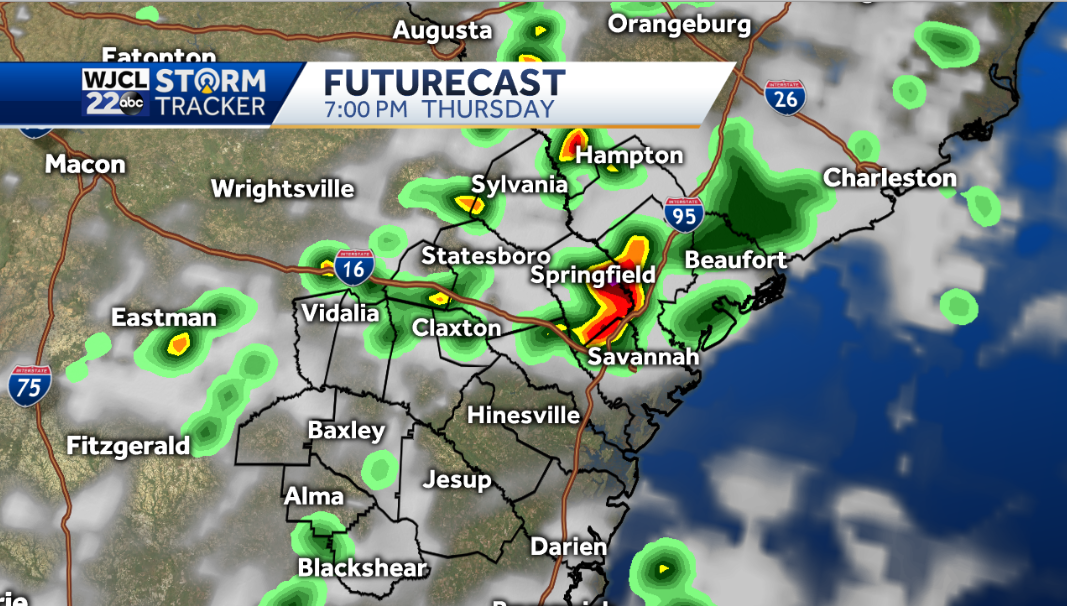 A hot one this afternoon with shower or storm possible - WJCL