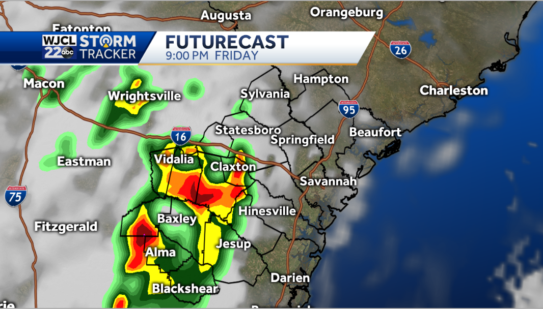 A hot weekend with afternoon and evening thunderstorms - WJCL