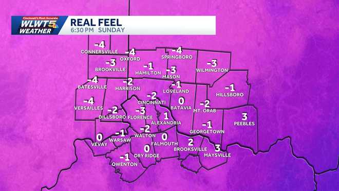 dangerous cold follows winter storm in cincinnati