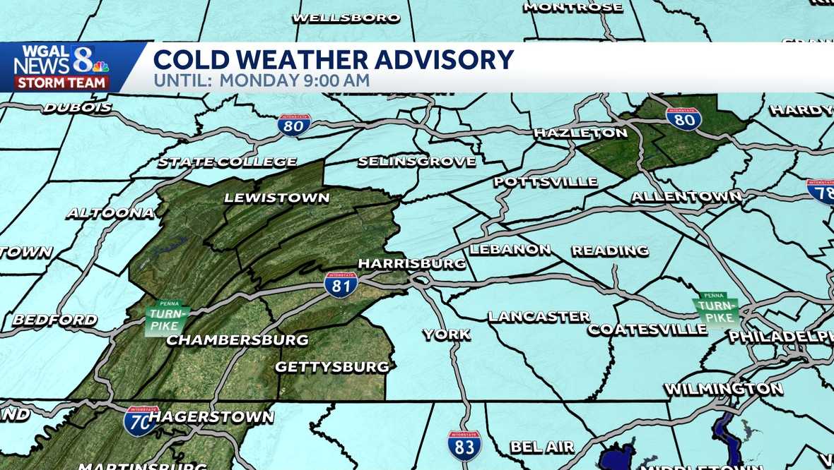 UPDATE | Another cold weather advisory issued