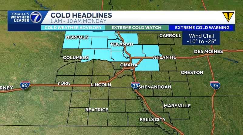Omaha weather: Strong winds, whiteout conditions Sunday - KETV