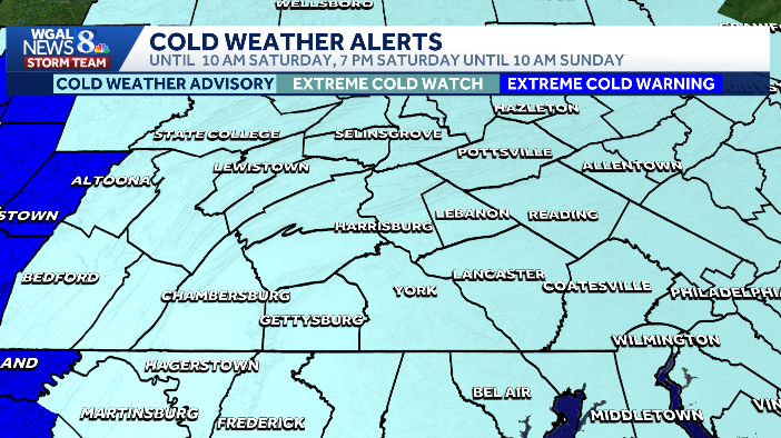 Cold Weather Advisory issued