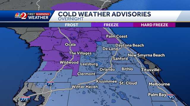 Florida freeze: Another chilly night ahead in Central Florida - Vimarsana News