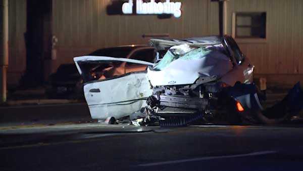 Three people were injured in a Monday evening crash in Colerain Township.