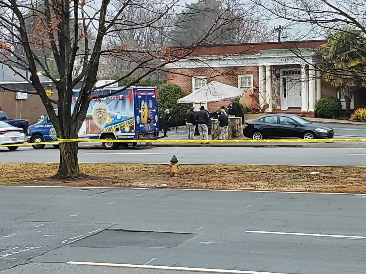 Winston-Salem: Police Close Road While Investigating Death