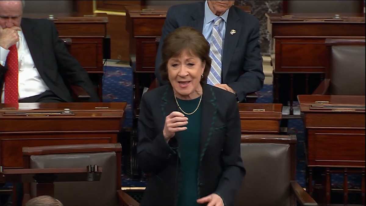 Sen. Collins urges fellow GOP senators to support Capitol riot commission