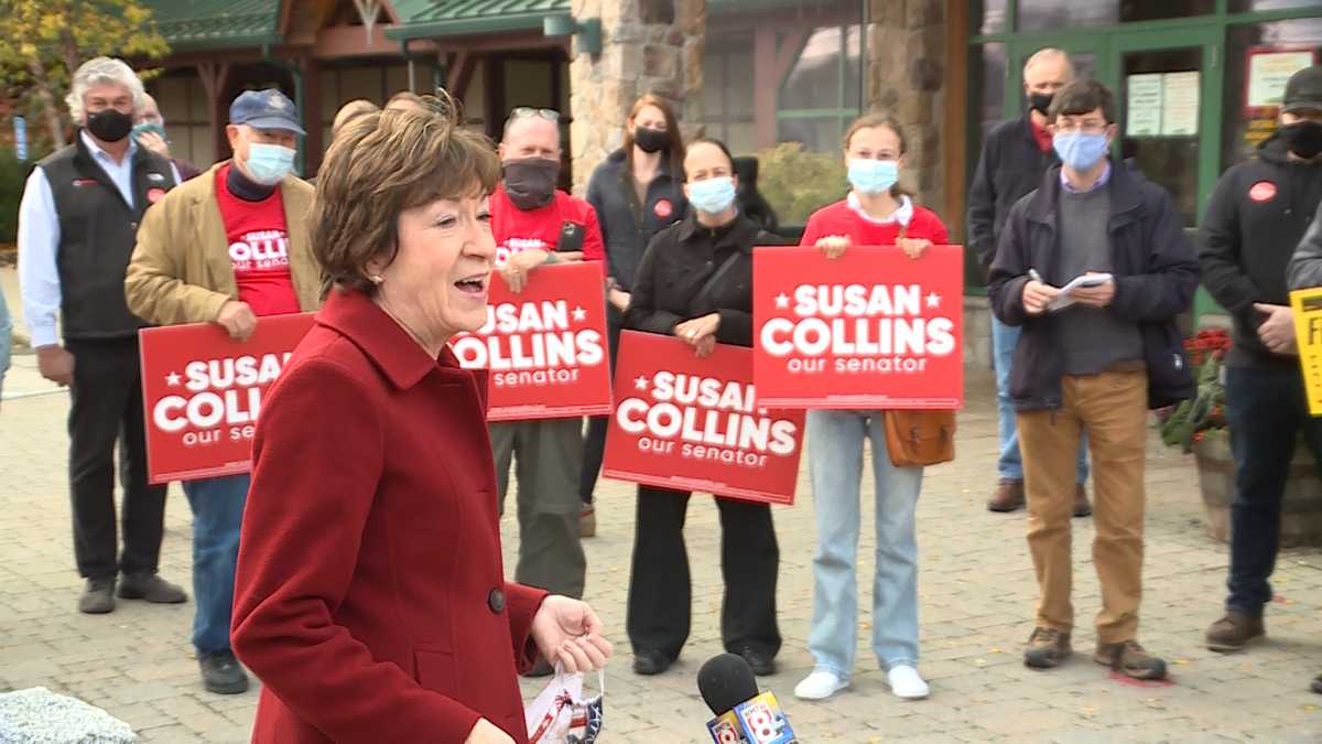 Sen. Collins resumes campaigning in Maine day after Supreme Court vote