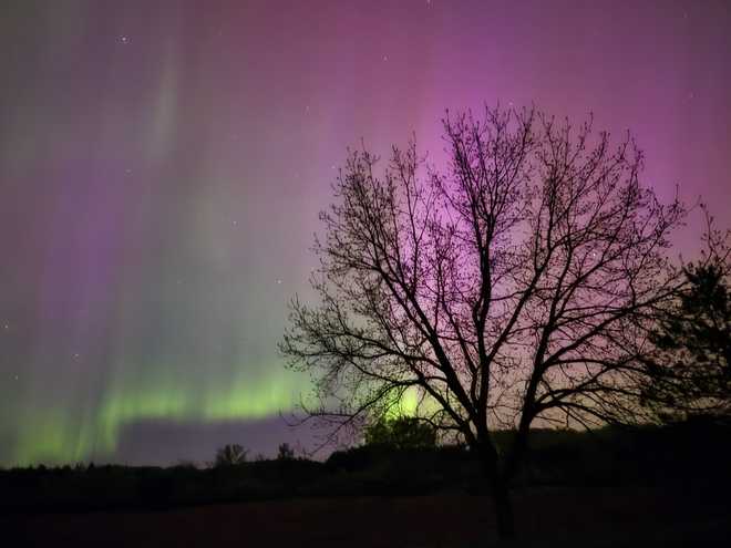 See Wisconsin northern lights