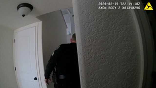 Dramatic police body camera footage shows officers rescue children being held against their will.