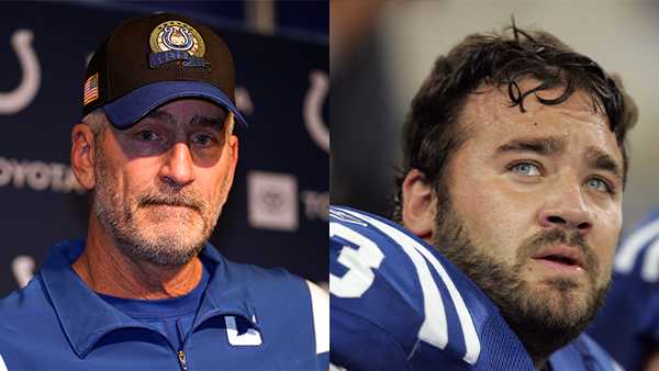 Former UNC captain Jeff Saturday named Indianapolis Colts interim head  coach following Frank Reich firing