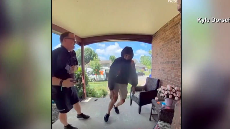 Camera catches suspect steal package seconds after drop-off at Ohio home