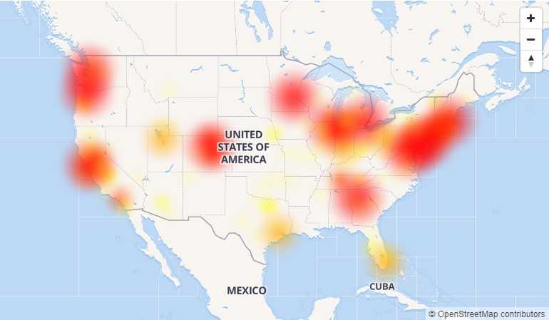 Comcast users report massive internet outage