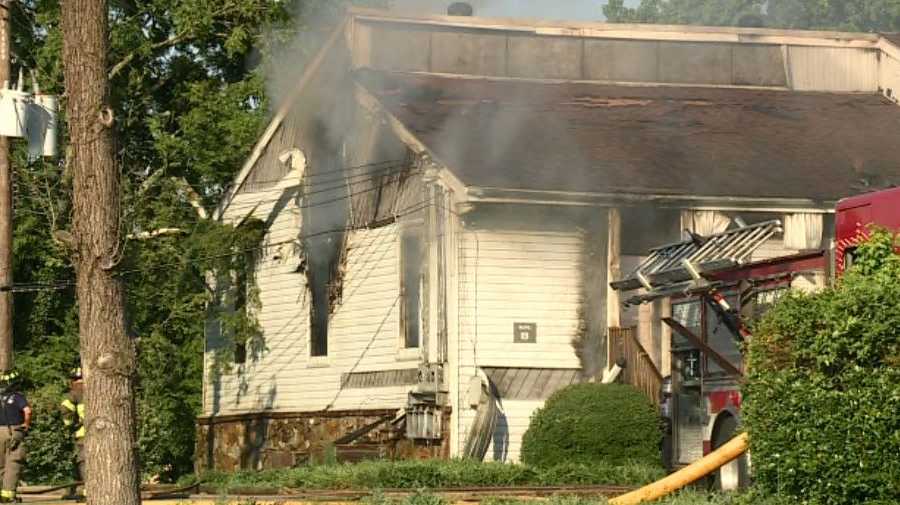 Two-alarm commercial building fire in Birmingham