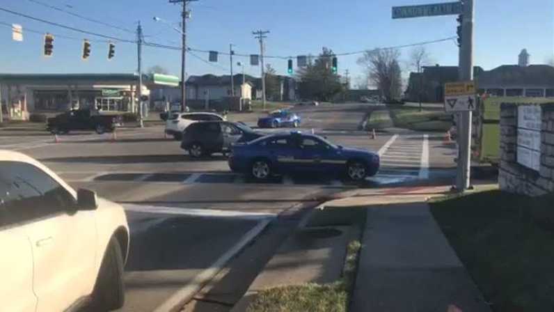 2 middle school students hospitalized after being struck by car