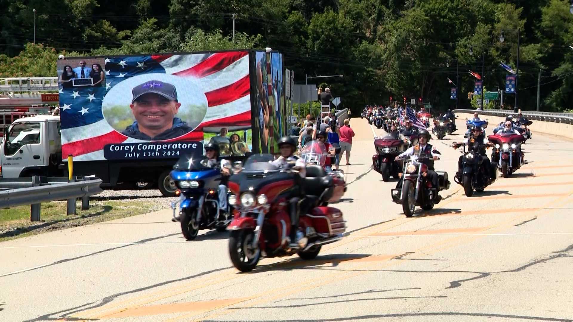 Corey Comperatore funeral service held in Butler County, Pa.
