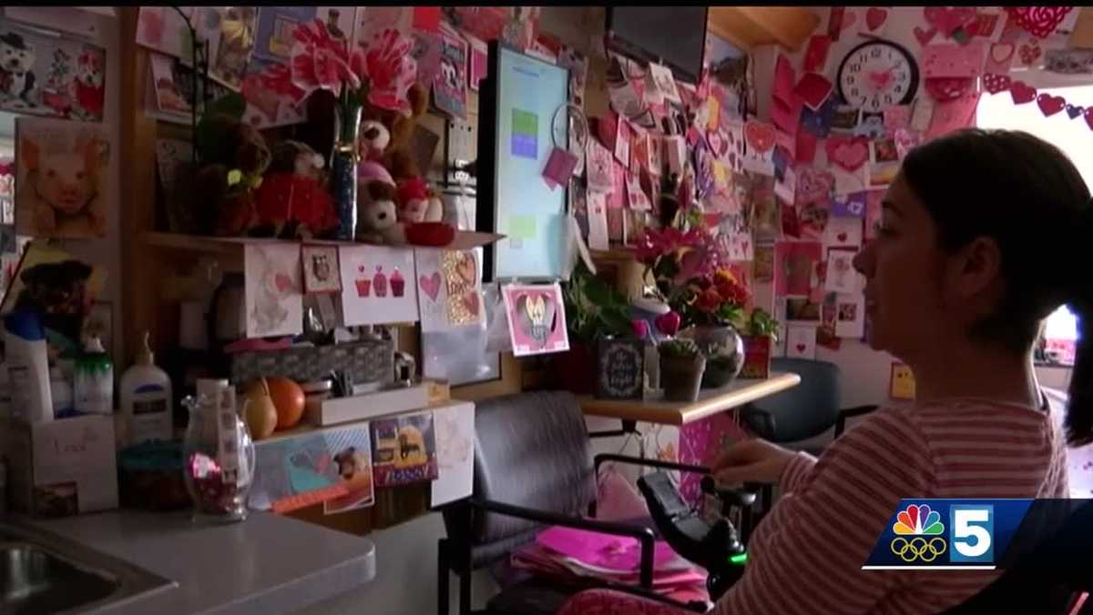 Paralyzed Vermont woman receives hundreds of Valentine's Day cards to