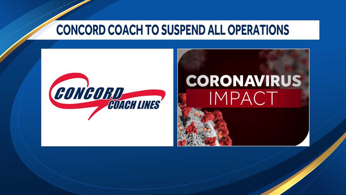 COVID-19 in New Hampshire: Concord Coach Lines to suspend all operations