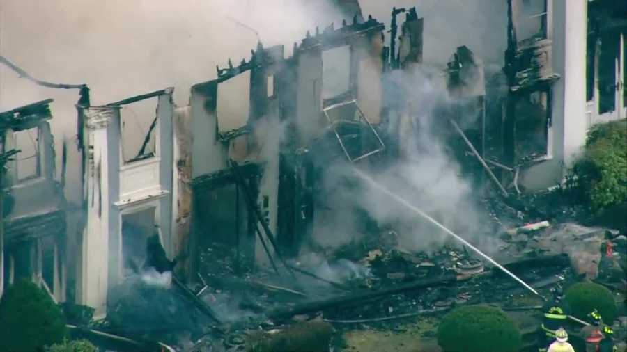 Flames destroy 120-year-old Concord mansion as firefighters struggle ...