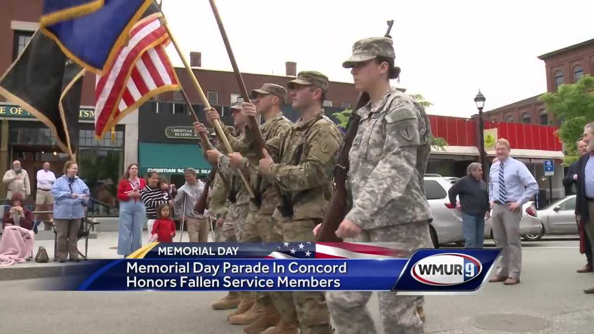 Memorial Day parade in Concord honors fallen service members