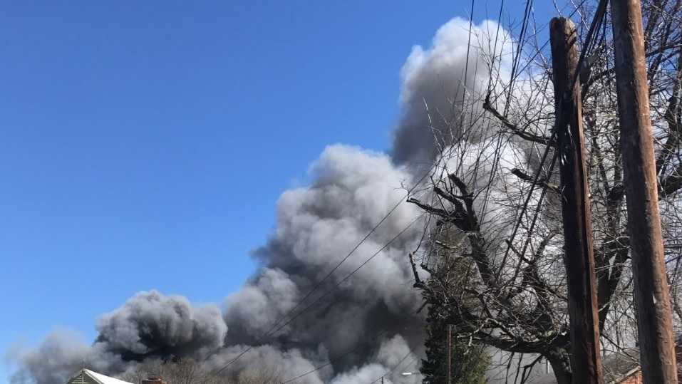 Apartment building burns in Conestoga Township