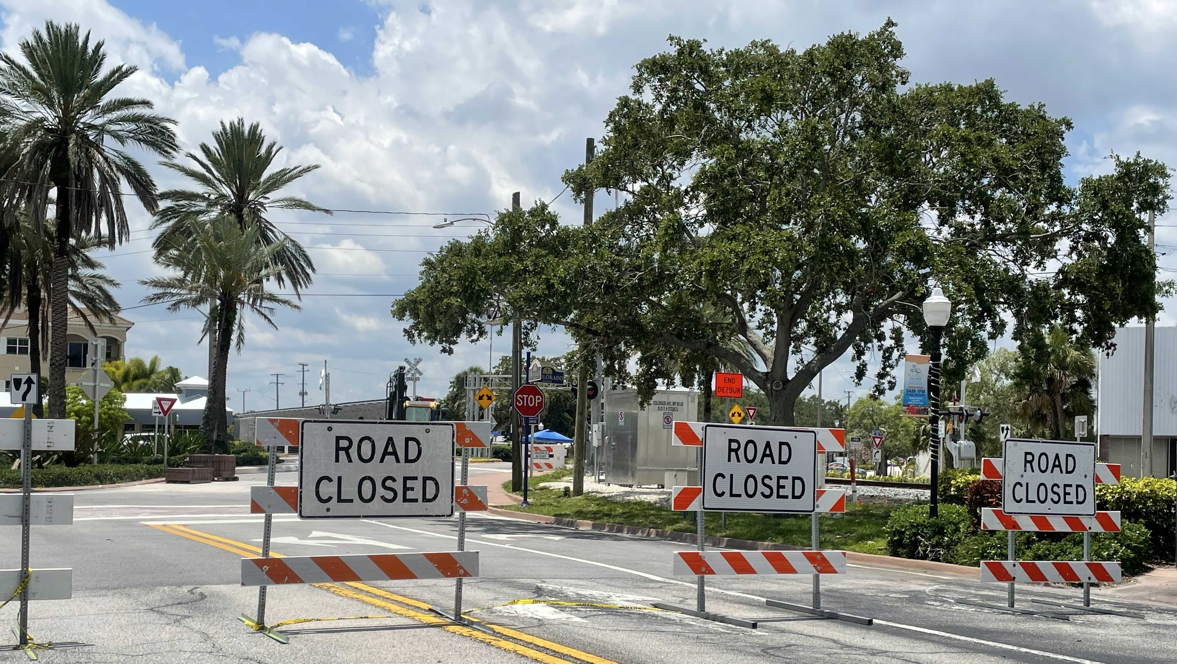 Busy Florida intersection closed due to Brightline Construction - Vimarsana News